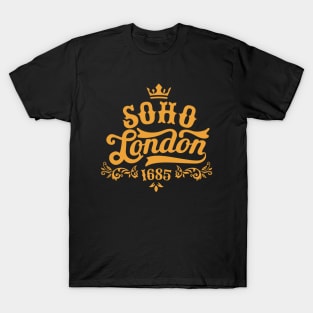 London Soho, London Soho Schriftzug, London Soho Style T-Shirt